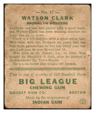 1933 Goudey #017 Watson Clark Dodgers Fair 488679