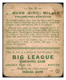 1933 Goudey #059 Bing Miller A's Fair 488701