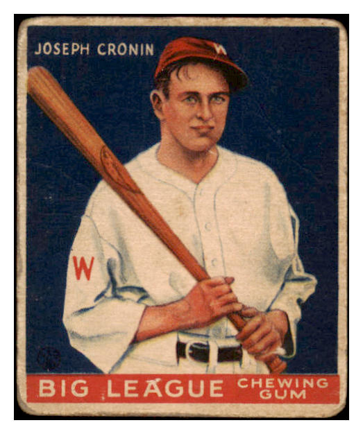 1933 Goudey #063 Joe Cronin Senators GD-VG 488704