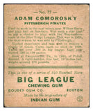 1933 Goudey #077 Adam Comorosky Pirates VG 488712