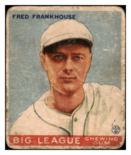 1933 Goudey #131 Fred Frankhouse Braves Fair 488750