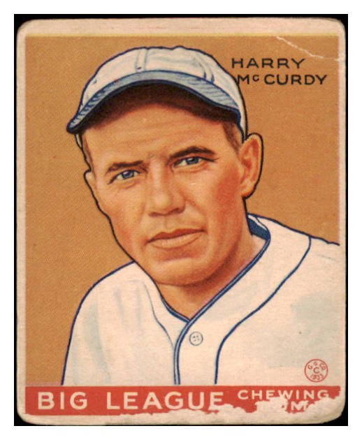1933 Goudey #170 Harry McCurdy Phillies Fair 488775