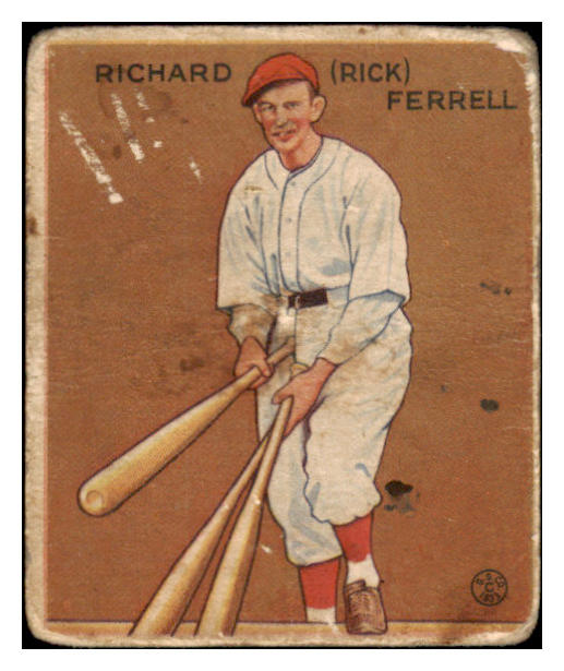 1933 Goudey #197 Rick Ferrell Red Sox FR-GD 488798