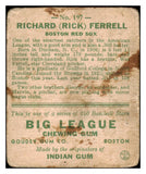 1933 Goudey #197 Rick Ferrell Red Sox FR-GD 488798