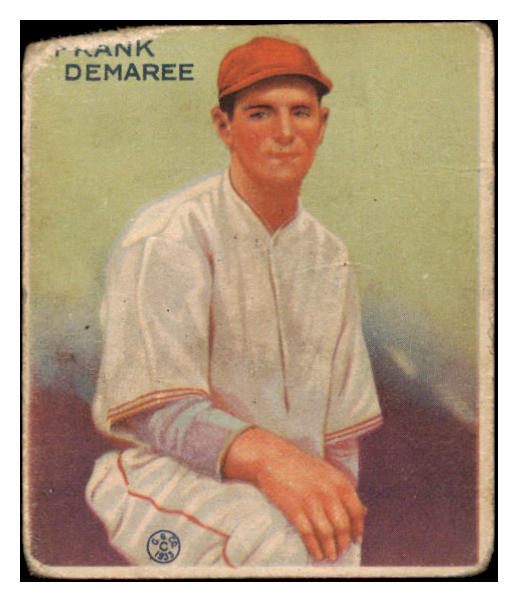 1933 Goudey #224 Frank Demaree Cubs PR-FR 488815