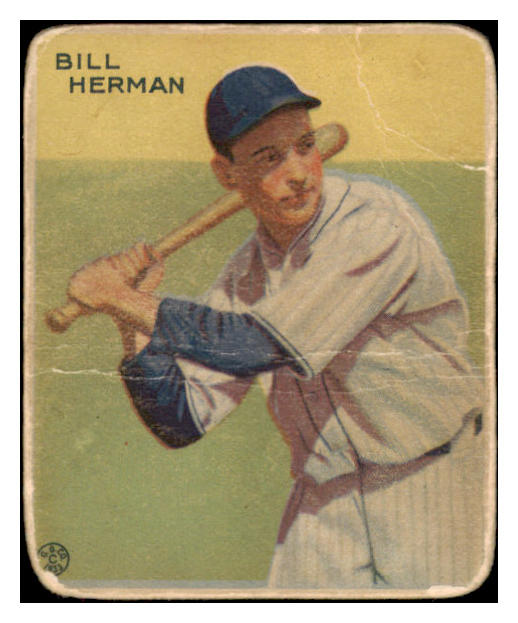 1933 Goudey #227 Billy Herman Cubs FR-GD 488818