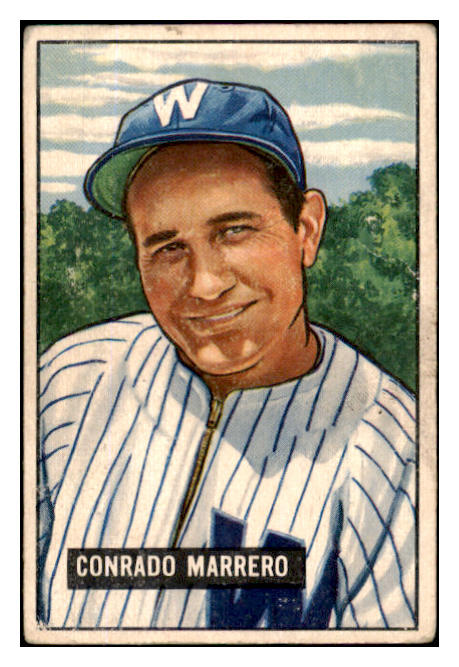 1951 Bowman Baseball #206 Connie Marrero Senators VG 488831