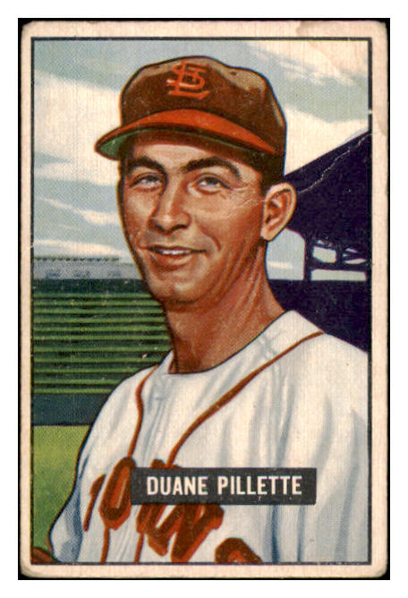1951 Bowman Baseball #316 Duane Pillette Browns PR-FR 488844