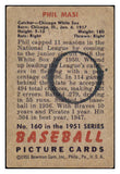 1951 Bowman Baseball #160 Phil Masi White Sox GD-VG 488849