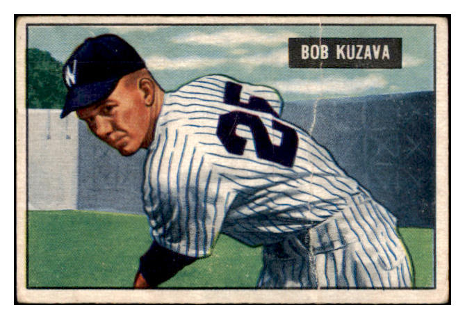 1951 Bowman Baseball #097 Bob Kuzava Senators FR-GD 488850
