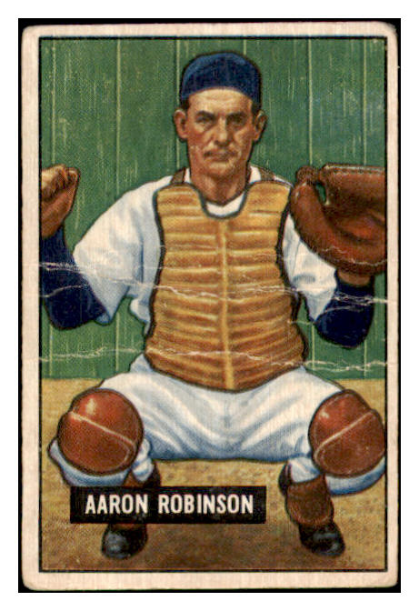 1951 Bowman Baseball #142 Aaron Robinson Tigers PR-FR 488866
