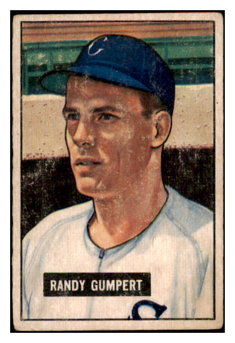 1951 Bowman Baseball #059 Randy Gumpert White Sox FR-GD 488869