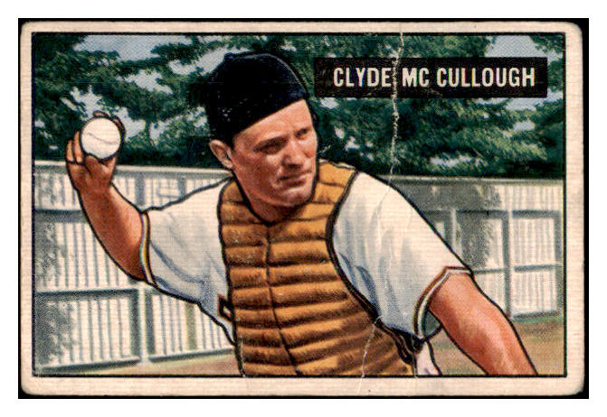 1951 Bowman Baseball #094 Clyde Mccullough Pirates FR-GD 488877