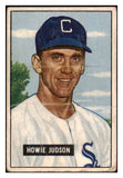 1951 Bowman Baseball #123 Howie Judson White Sox FR-GD 488885