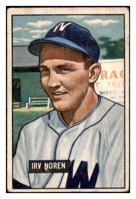 1951 Bowman Baseball #241 Irv Noren Senators VG 488903