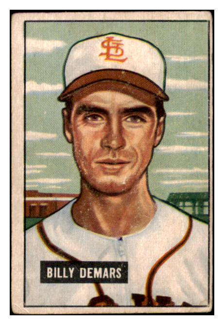 1951 Bowman Baseball #043 Bill Demars Browns VG 488909