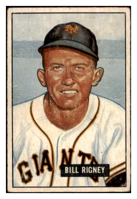 1951 Bowman Baseball #125 Bill Rigney Giants VG 488922