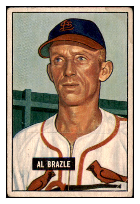 1951 Bowman Baseball #157 Al Brazle Cardinals VG 488926