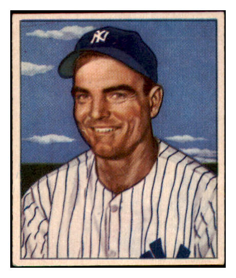 1950 Bowman Baseball #218 Cliff Mapes Yankees EX-MT No Copyright 488960