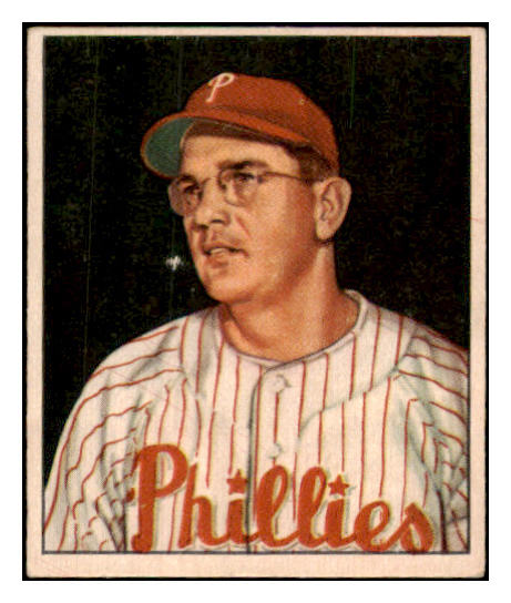 1950 Bowman Baseball #226 Jim Konstanty Phillies EX-MT No Copyright 488969