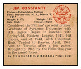 1950 Bowman Baseball #226 Jim Konstanty Phillies EX-MT No Copyright 488969