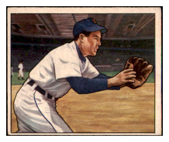 1950 Bowman Baseball #240 Eddie Lake Tigers VG-EX No Copyright 488983