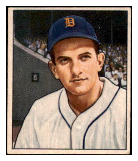 1950 Bowman Baseball #243 Johnny Groth Tigers EX No Copyright 488986