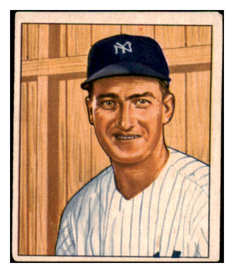 1950 Bowman Baseball #216 Bob Porterfield Yankees VG-EX No Copyright 489016