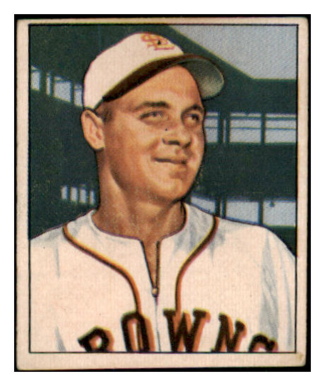 1950 Bowman Baseball #190 Ken Wood Browns VG-EX Copyright 489020