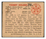 1950 Bowman Baseball #110 Tommy Holmes Braves FR-GD 489045