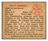 1950 Bowman Baseball #252 Billy Demars Browns GD-VG Copyright 489056