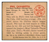 1950 Bowman Baseball #195 Phil Cavarretta Cubs GD-VG Copyright 489059