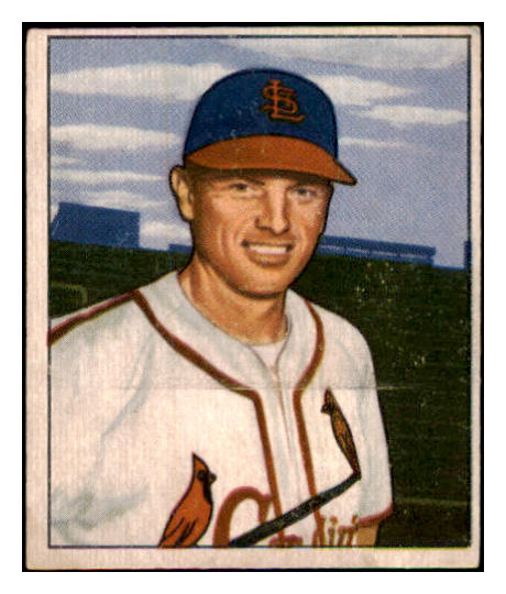 1950 Bowman Baseball #239 Bill Howerton Cardinals GD-VG Copyright 489061