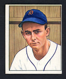 1950 Bowman Baseball #210 Ted Gray Tigers EX-MT Copyright 489073