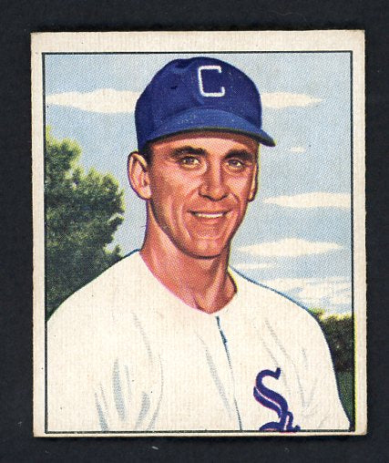 1950 Bowman Baseball #185 Howie Judson White Sox EX Copyright 489082