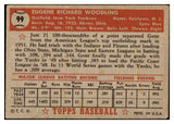 1952 Topps Baseball #099 Gene Woodling Yankees VG 489103