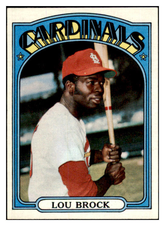 1972 Topps Baseball #200 Lou Brock Cardinals NR-MT 489170