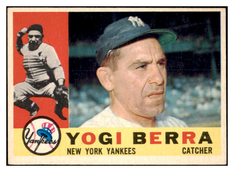 1960 Topps Baseball #480 Yogi Berra Yankees EX-MT 489175