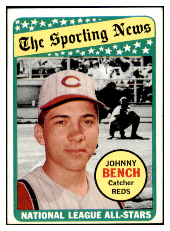 1969 Topps Baseball #430 Johnny Bench A.S. Reds EX-MT 489194