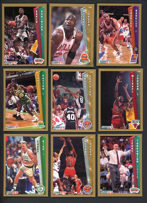 1992 Fleer Basketball Complete Set NR-MT/MT Jordan Robinson 489213