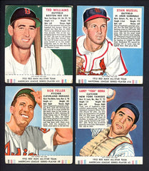 1952 Red Man Near Set (-Mays) VG-EX w Tabs Williams Musial 489224