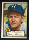 1952 Topps Baseball #002 Pete Runnels Senators VG-EX Black 489232