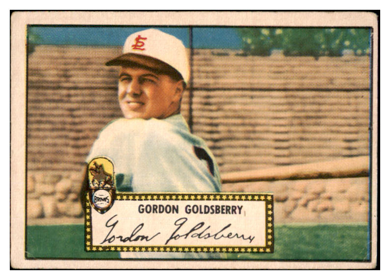 1952 Topps Baseball #046 Gordon Goldsberry Browns VG Red 489285