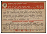 1952 Topps Baseball #082 Duane Pillette Browns VG 489327