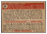 1952 Topps Baseball #089 Johnny Lipon Tigers VG-EX 489333