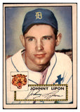 1952 Topps Baseball #089 Johnny Lipon Tigers VG-EX 489334