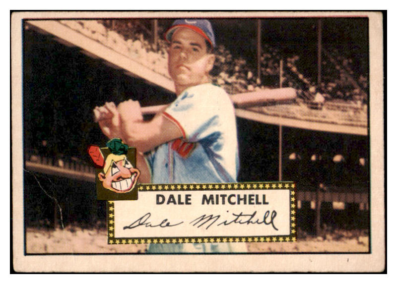 1952 Topps Baseball #092 Dale Mitchell Indians VG 489336