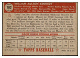 1952 Topps Baseball #102 Bill Kennedy Browns GD-VG 489346