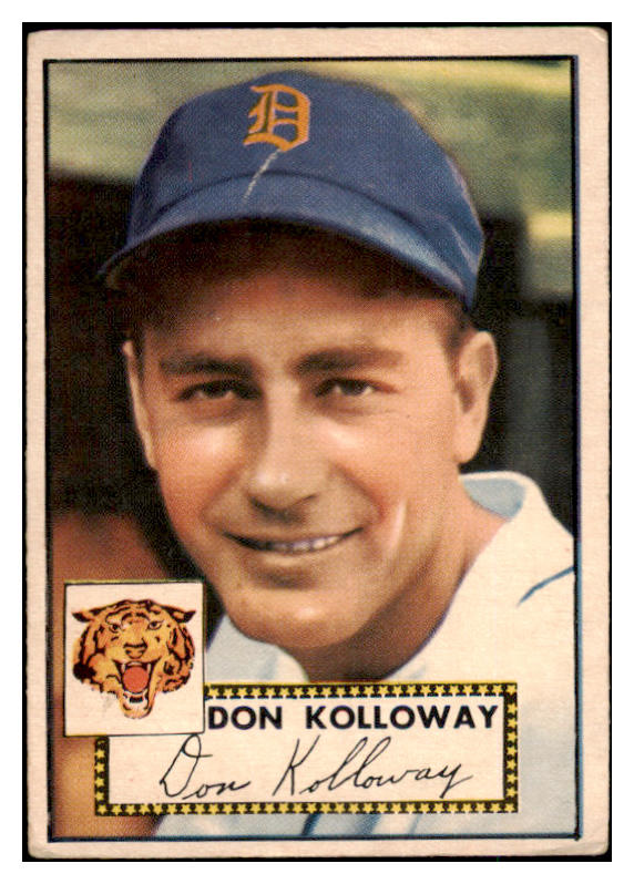 1952 Topps Baseball #104 Don Kolloway Tigers VG 489348