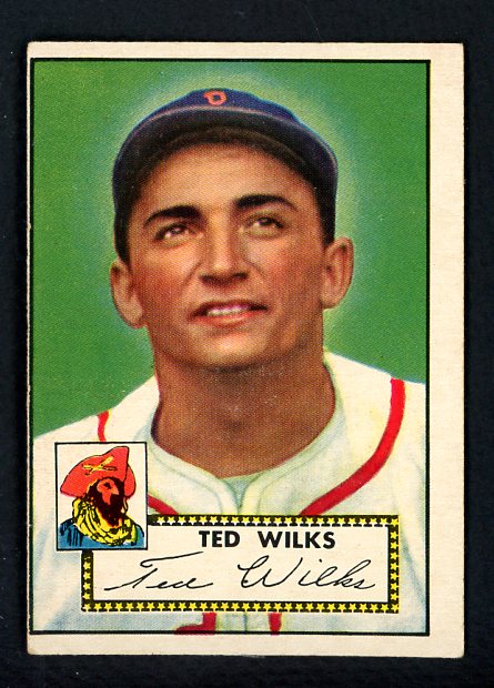 1952 Topps Baseball #109 Ted Wilks Pirates VG 489352